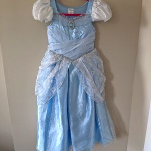 Disney Store Cinderella Dress Girls 9/10